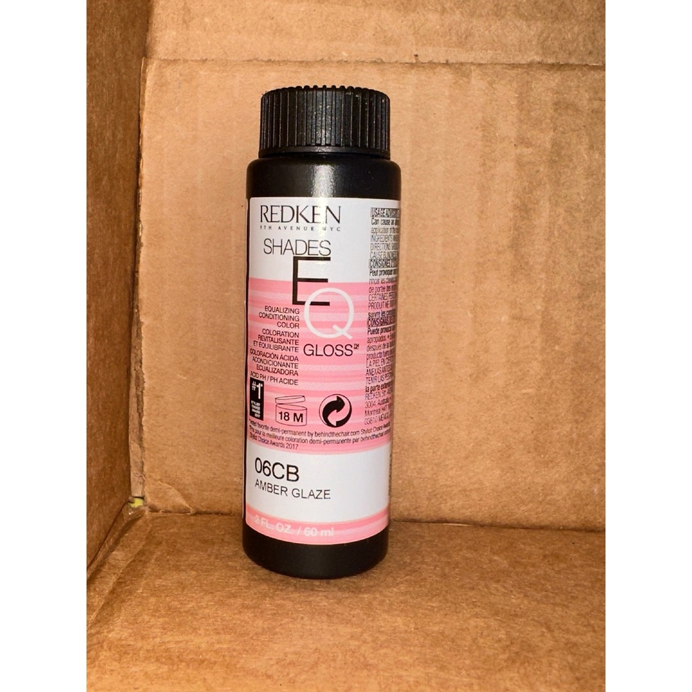 Redken‎ Shades EQ Gloss 6CB Amber Glaze Demi-Permanent Hair Color shine